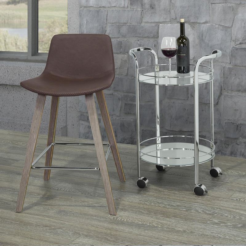 !nspire Durant Counter Height Stool 203-508BN IMAGE 4