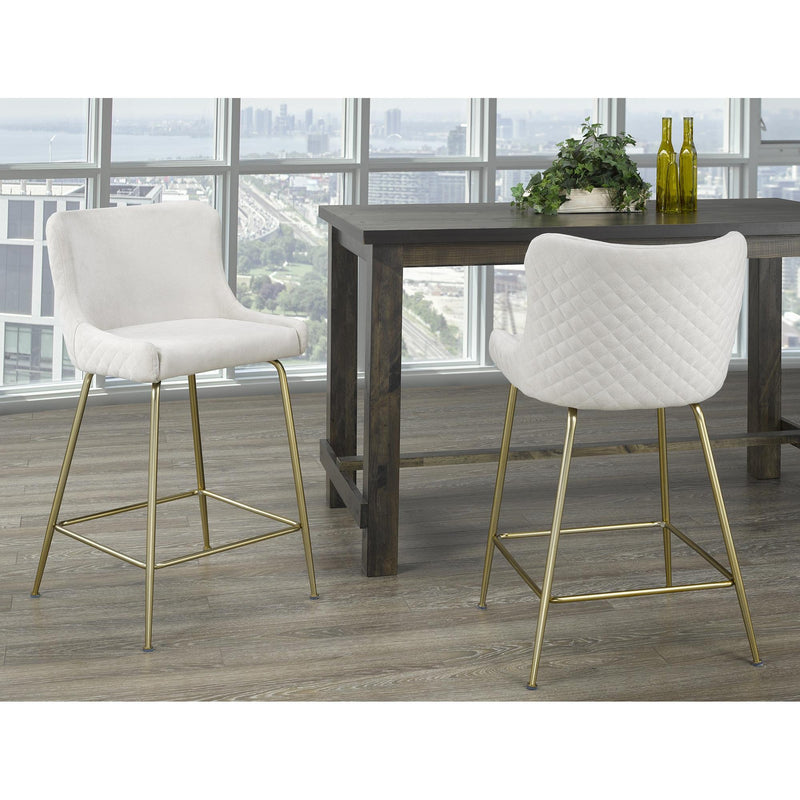 !nspire Giselle Counter Height Stool 203-607BG IMAGE 4