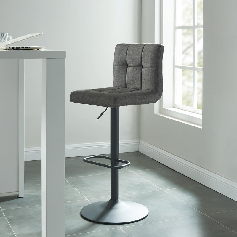 Worldwide Home Furnishings Sorb 203-327GRY Adjustable Air Lift Stool - Grey IMAGE 2