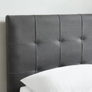 !nspire Extara 101-277Q-GY 60" Queen Platform Bed w/Storage - Grey IMAGE 5