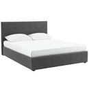 !nspire Extara 101-277K-GY 78" King Platform Bed w/Storage - Grey IMAGE 1