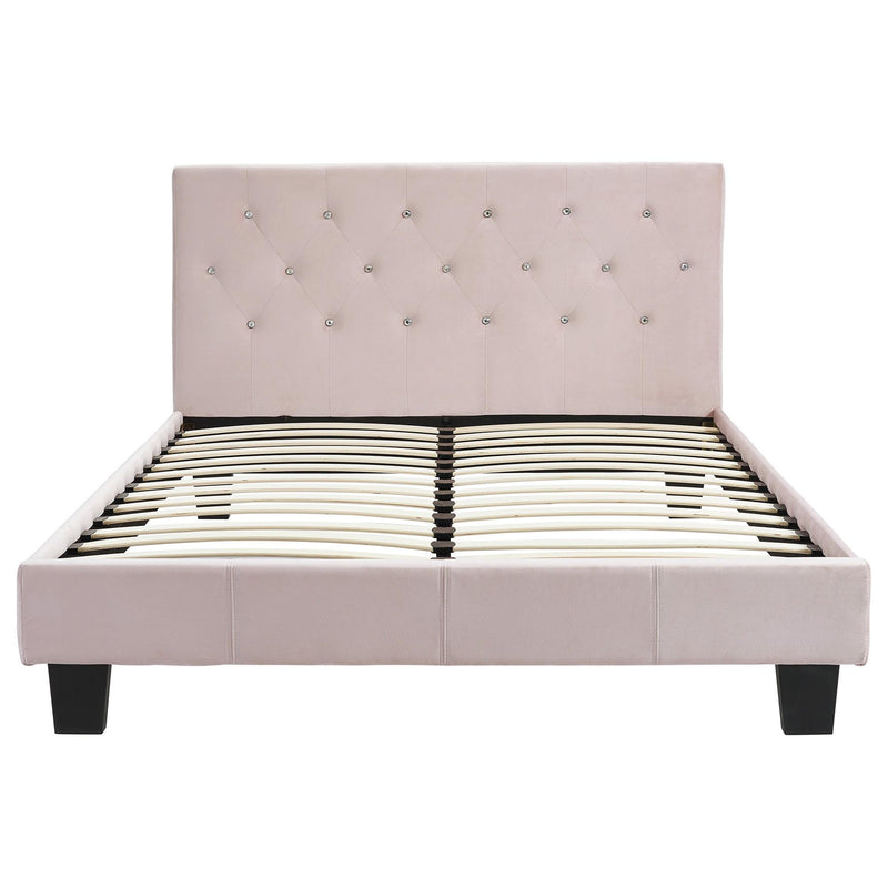 !nspire Jazelle Queen Upholstered Platform Bed 101-451Q-BSH IMAGE 2