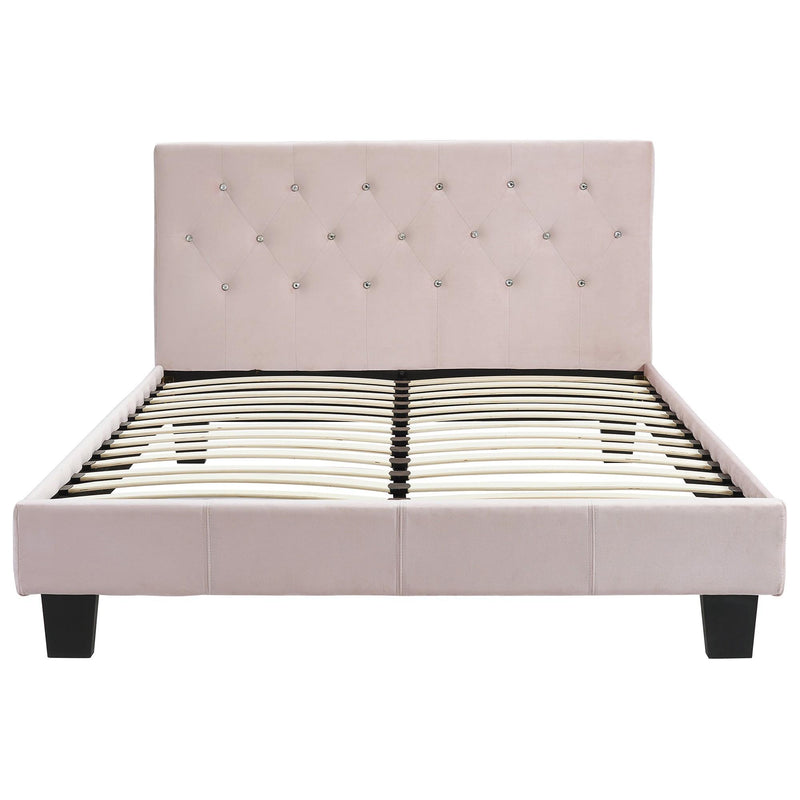 !nspire Jazelle Double Upholstered Platform Bed 101-451D-BSH IMAGE 2