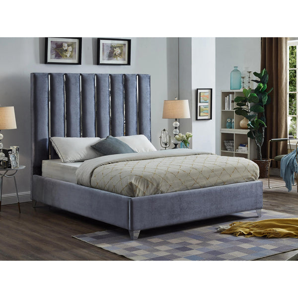 IFDC King Upholstered Platform Bed IF 5620 - 78 IMAGE 1