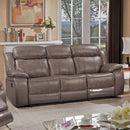  IFDC Reclining Leather Match Sofa IF 8011 - S IMAGE 1