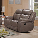  IFDC Reclining Leather Match Loveseat IF 8011 - L IMAGE 1
