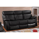  IFDC Reclining Leather Match Sofa IF 8010 - S IMAGE 1