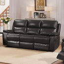  IFDC Reclining Leather Match Sofa IF 8012 - S IMAGE 1
