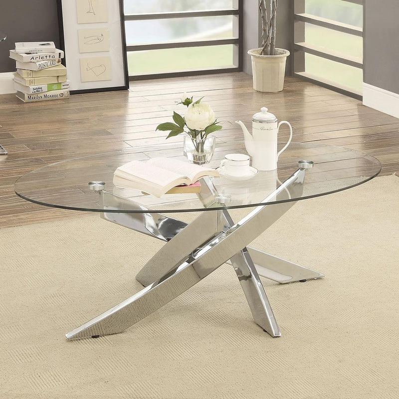 Furniture of America Laila Coffee Table CM4241C-TABLE IMAGE 1