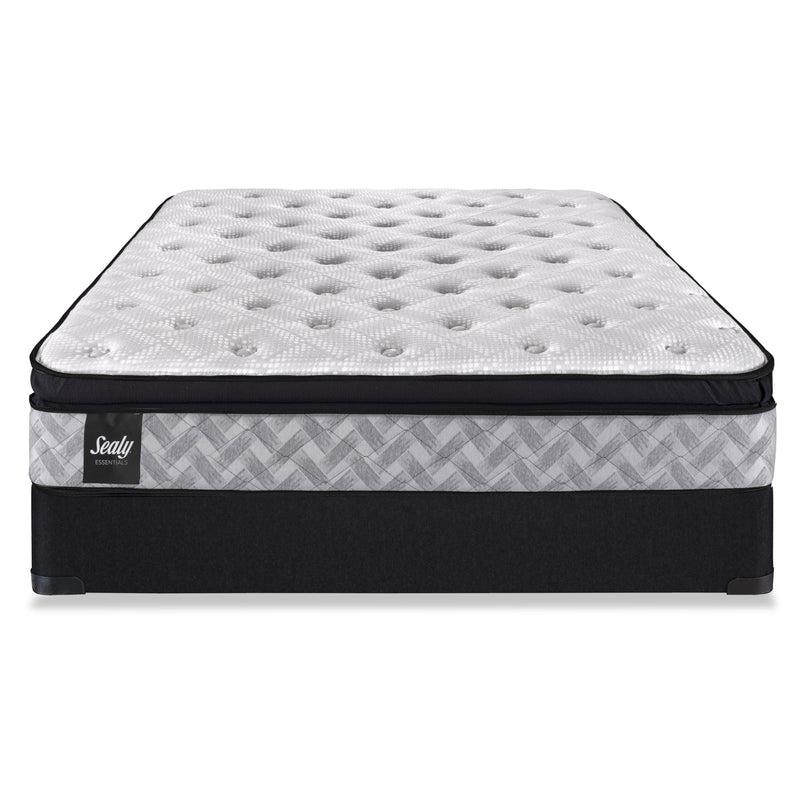 Sealy Kobe II Plush Euro Pillow Top Mattress Set (Twin) IMAGE 2