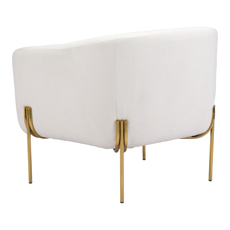 Zuo Micaela 101258 Armchair - Ivory IMAGE 5