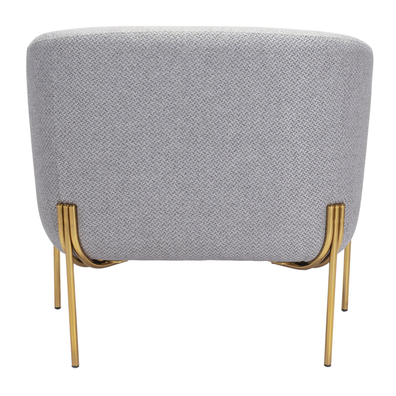  Zuo Micaela 101259 Armchair - Grey IMAGE 4