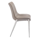  Zuo Magnus 101269 Dining Chair - Brown & Silver IMAGE 2