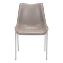  Zuo Magnus 101269 Dining Chair - Brown & Silver IMAGE 3