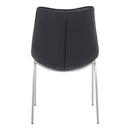  Zuo Magnus 101271 Dining Chair - Black & Silver IMAGE 4