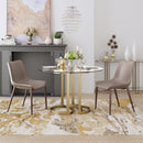  Zuo Magnus 101272 Dining Chair - Brown & Walnut IMAGE 6