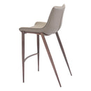  Zuo Magnus 101277 Barstool - Brown & Walnut IMAGE 5