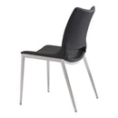  Zuo Ace 101280 Dining Chair - Black & Silver IMAGE 5