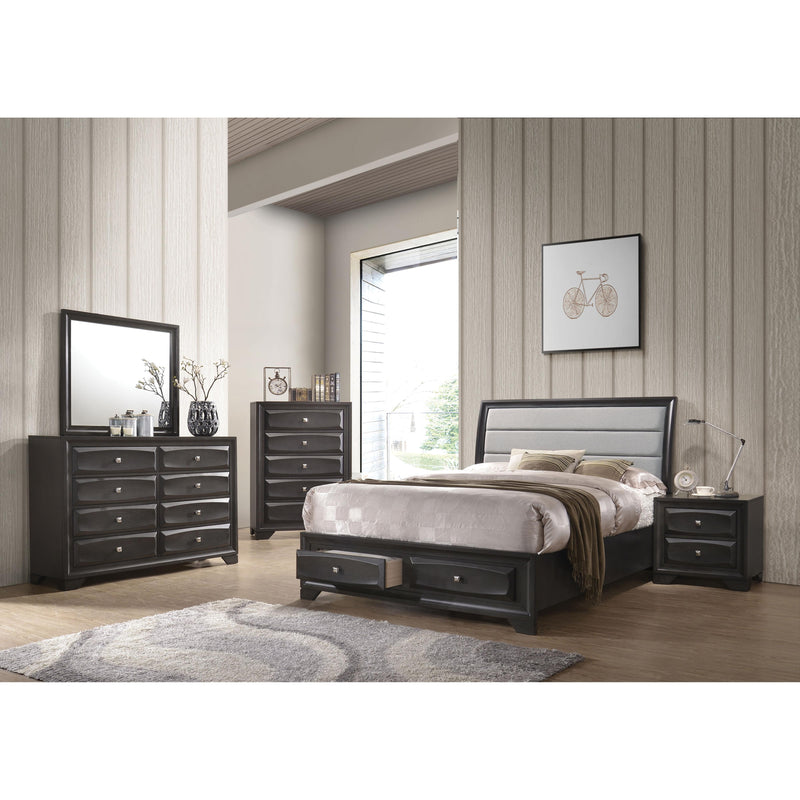 Acme Furniture Soteris Queen Panel Bed with Storage 26540Q IMAGE 2