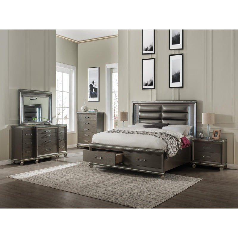 Acme Furniture Sadie Queen Panel Bed with Storage 27940Q IMAGE 3