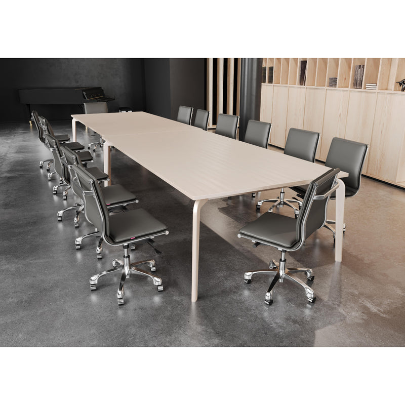  Zuo Lider Plus 215233 Armless Office Chair - Grey IMAGE 8