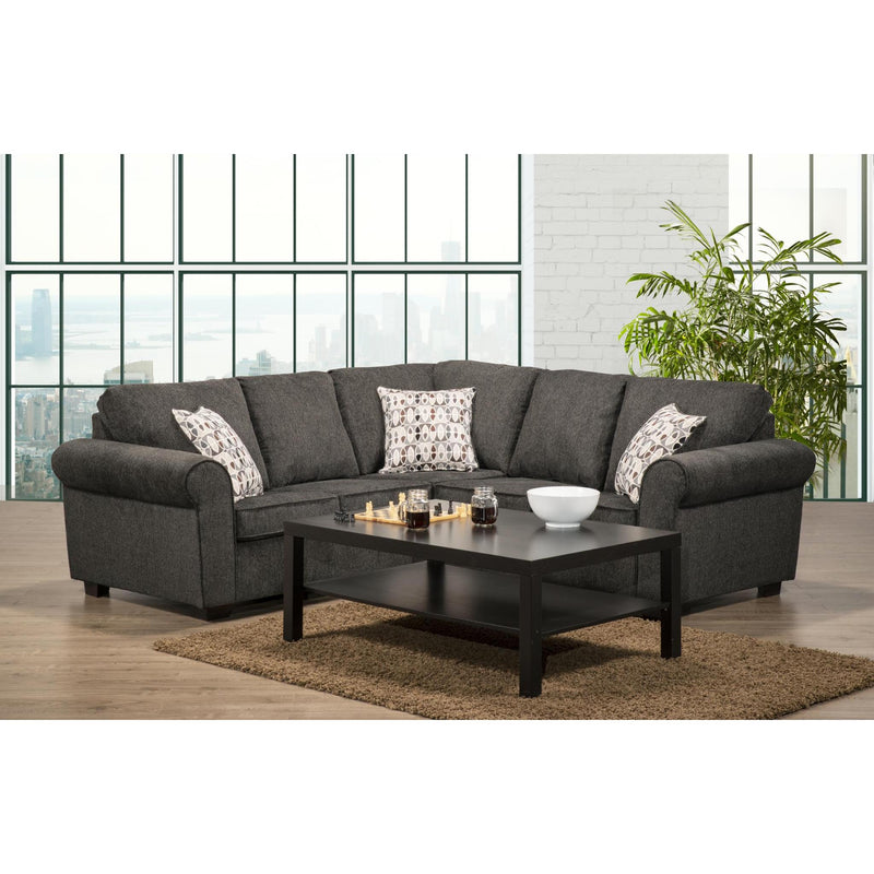 Minhas Furniture Fabric 2 pc Sectional AB6005FBYC-01L/AB6005FBYC-02R IMAGE 1