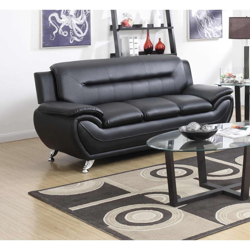 Minhas Furniture Guinness Stationary Polyurethane Sofa GUINNESS-BLPU-01 IMAGE 1