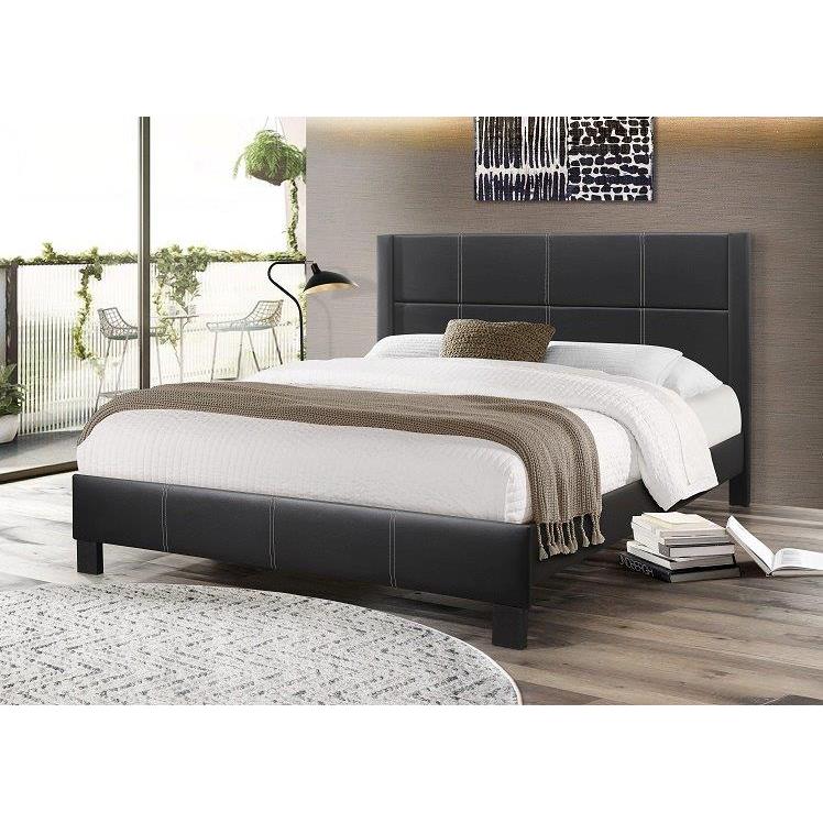 IFDC Full Upholstered Platform Bed IF 5350 - 54 IMAGE 1