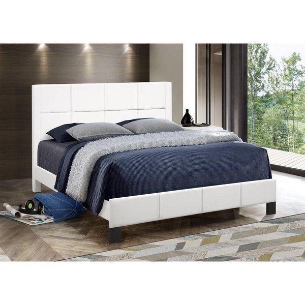 IFDC Full Upholstered Platform Bed IF 5351 - 54 IMAGE 1