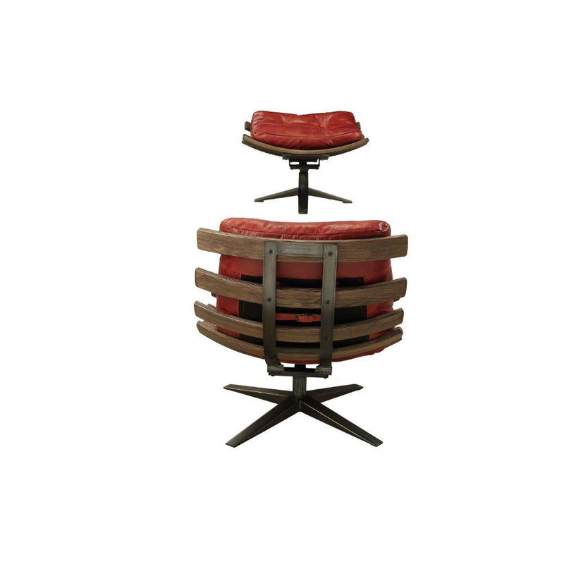 Acme Furniture Gandy 59531 Chair & Ottoman IMAGE 4