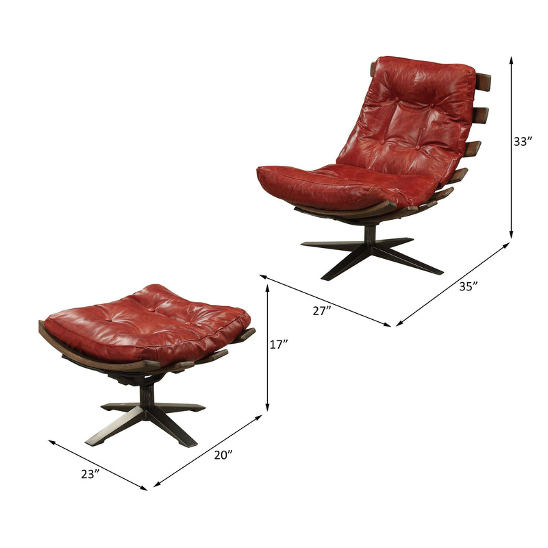 Acme Furniture Gandy 59531 Chair & Ottoman IMAGE 8