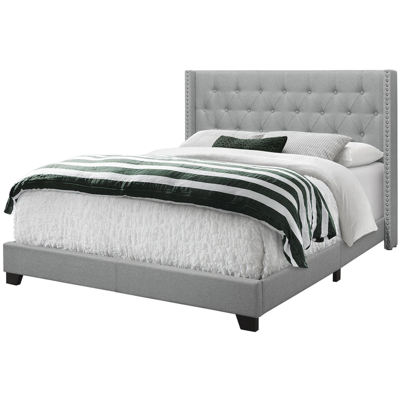 Monarch Queen Upholstered Platform Bed I 5984Q IMAGE 1