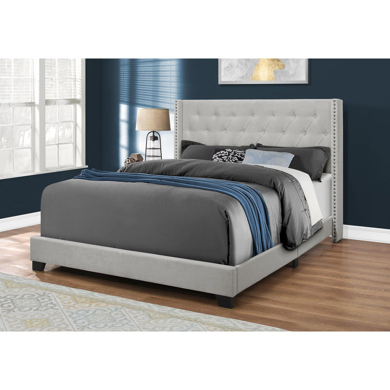 Monarch Queen Upholstered Platform Bed I 5985Q IMAGE 2