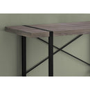Monarch Computer Desk - Dark Taupe/Black Metal I 7310 IMAGE 3