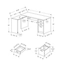 Monarch Office Desks Corner Desks I 7431 IMAGE 5