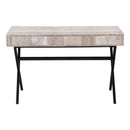 Monarch Computer Desk - Taupe Reclaimed Wood/Black I 7449 IMAGE 5