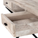 Monarch Computer Desk - Taupe Reclaimed Wood/Black I 7449 IMAGE 7