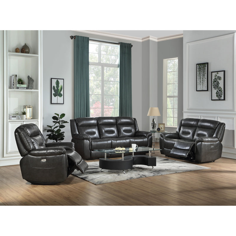 Acme Furniture Imogen Power Reclining Leather Air Loveseat 54806 IMAGE 2