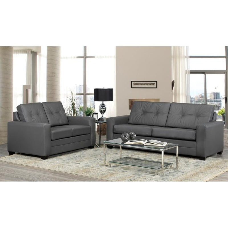 Aman Furniture Stationary Leather Sofa 2000 Sofa IMAGE 2