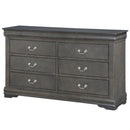 Acme Furniture Louis Philippe 6-Drawer Dresser 26795 IMAGE 2