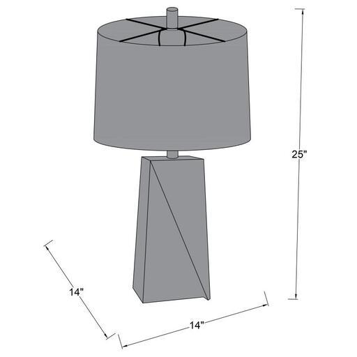 Surya Gaspar Table Lamp GSP-001 IMAGE 2