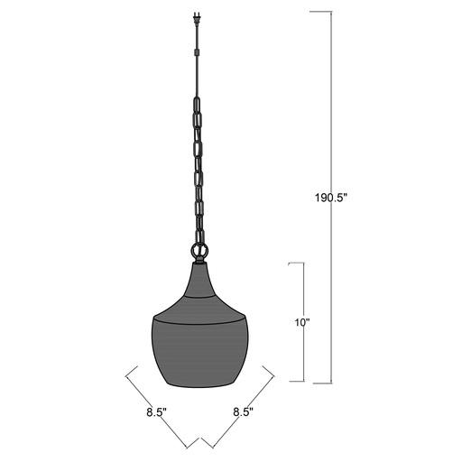 Surya Mortimer Pendant MMR-001 IMAGE 2