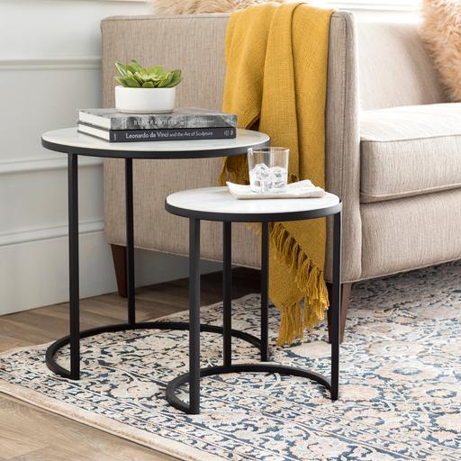 Surya Hearthstone Nesting Table HTS001-SET IMAGE 9