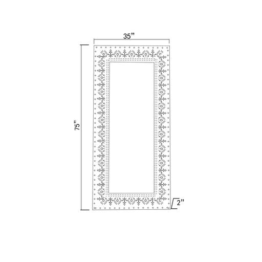 Surya Capacious Wall Mirror CPC001-3575 IMAGE 5