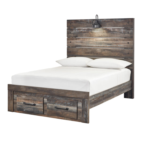 Signature Design by Ashley Drystan B211B47 Full Panel Bed with 2 Storage Drawers IMAGE 1