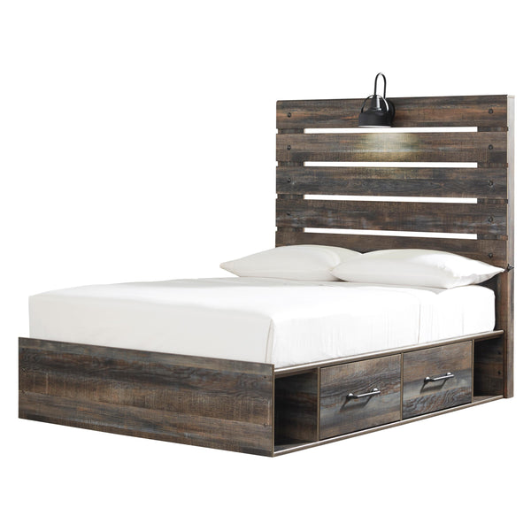 Signature Design by Ashley Drystan B211B9 Full Panel Bed with 2 Storage Drawers IMAGE 1