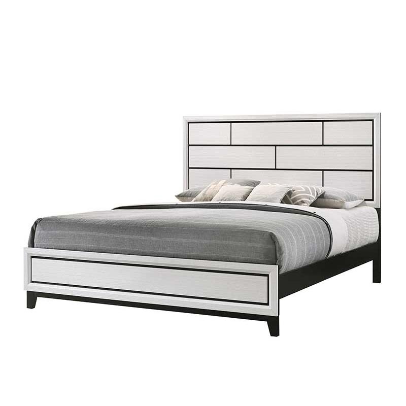  Crown Mark Akerson California King Panel Bed B4610-K-HBFB/B4610-CK-RAIL IMAGE 1