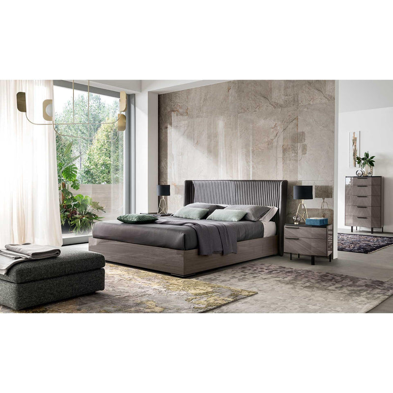 ALF Italia Olimpia Queen Upholstered Panel Bed PJOA0150 IMAGE 2