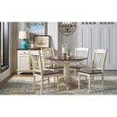 A-America Round British Isles CO Dining Table with Pedestal Base BRI-CO-6-10-0 IMAGE 4