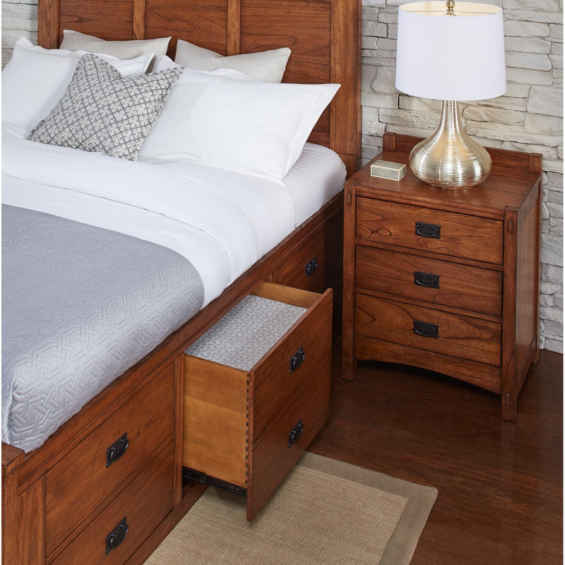 A-America Mission Hill Queen Panel Bed with Storage MIH-HA-5-05-1 IMAGE 2